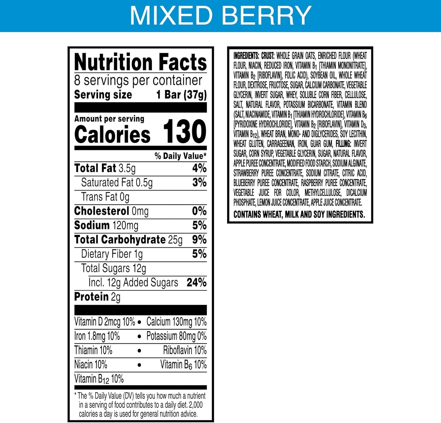 WM Nutrigrain Mix Fruit